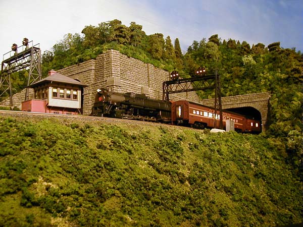 Trains at AE Tower